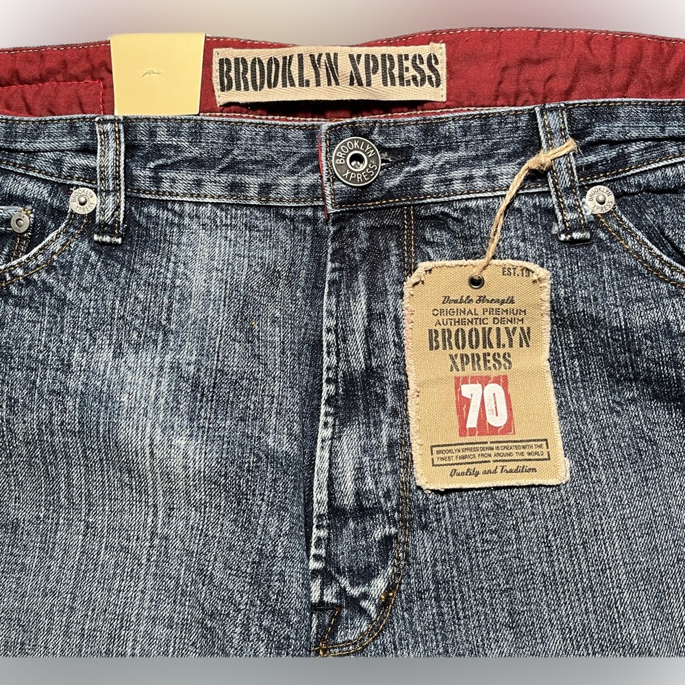 Brooklyn Xpress 70 Stonewash Jeans W36”X L34” - Picture 3 of 7